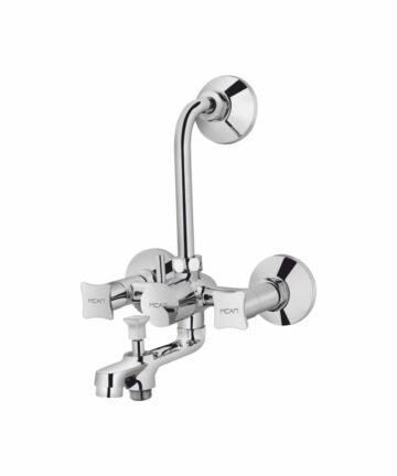ME - 414 Wall Mixer 3 in 1 With Provision For Telephonic & Overhead Shower