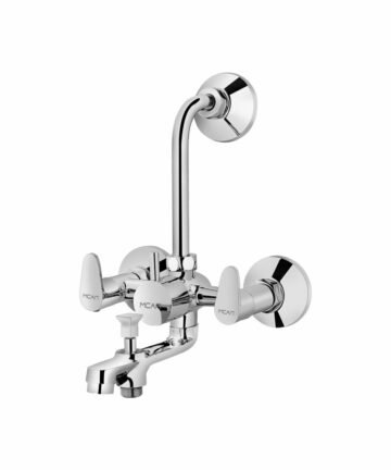 MH - 214 Wall Mixer 3 in 1 With Provision For Telephonic & Overhead Shower