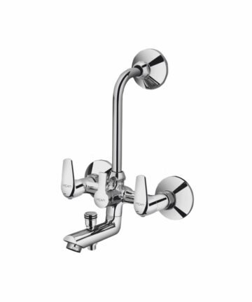 MR - 314 Wall Mixer 3 in 1 With Provision For Telephonic & Overhead Shower